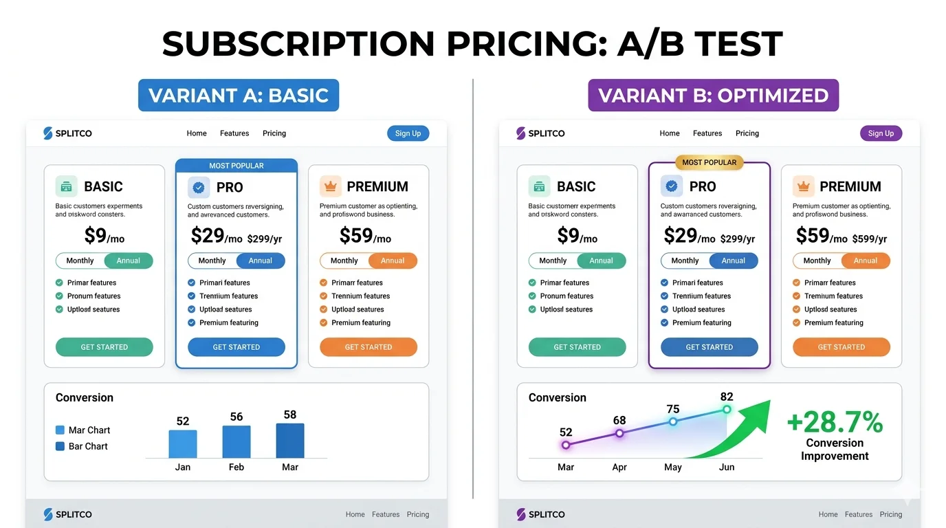 A/B Testing Subscription Plans