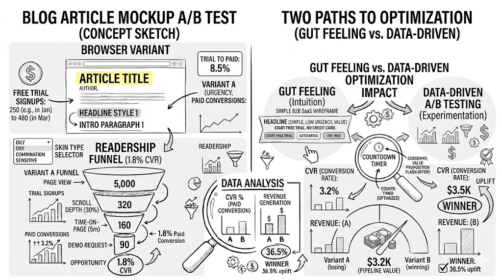 A/B Testing Blog Content for Engagement