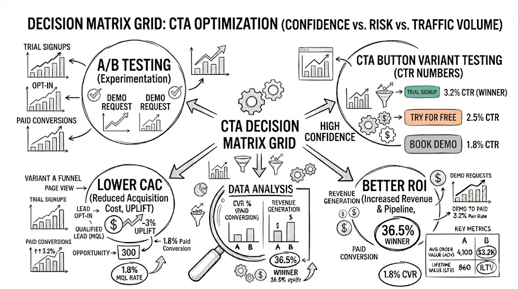A/B Testing CTA Buttons: Color, Copy, Placement