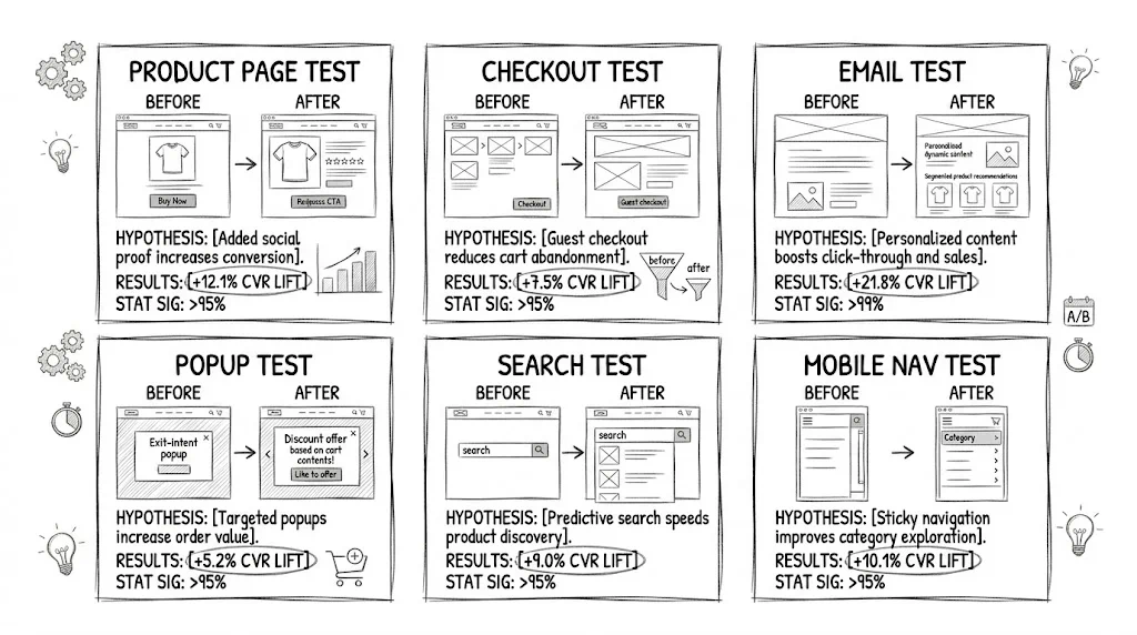 A/B Testing Examples: 30 Real Tests That Increased Conversions