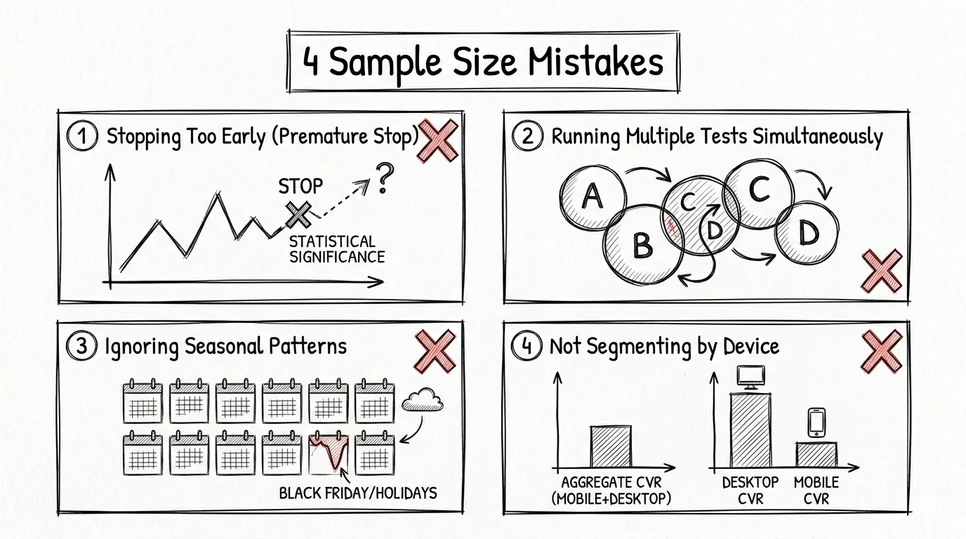 Mistakes invalidate tests