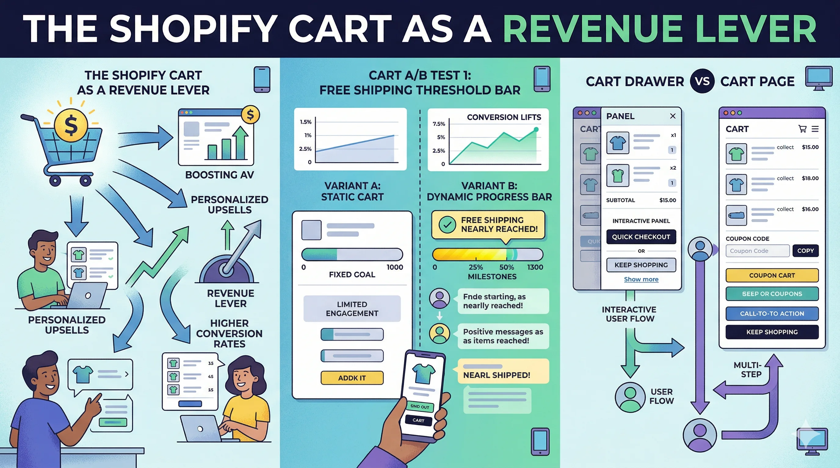 A/B Testing Shopify Cart for Higher AOV