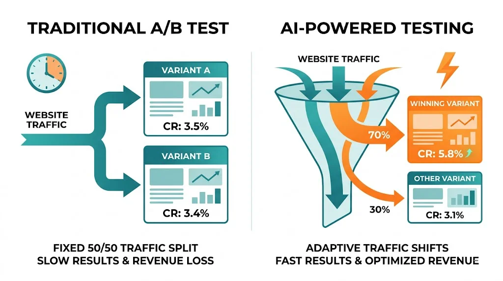 AI-Powered A/B Testing: How It Works