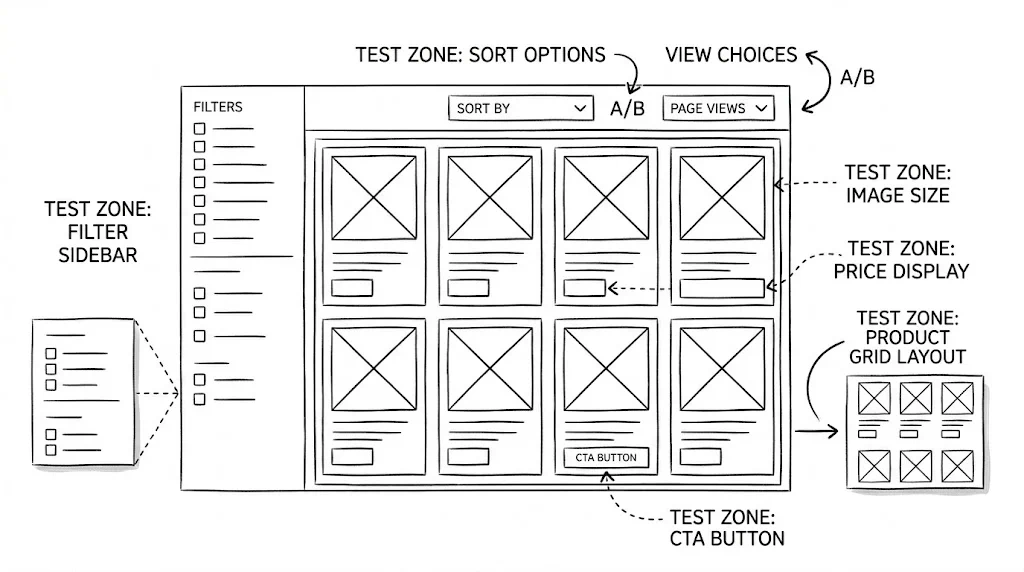 Collection Page A/B Testing Ideas: 20 Tests to Run