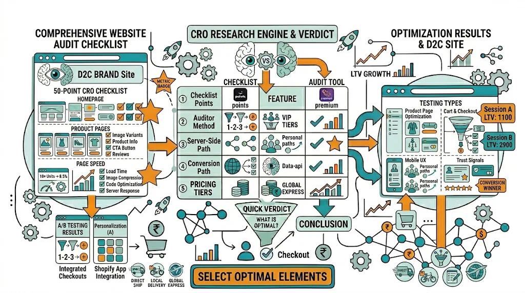 CRO Audit Checklist: 50-Point Website Review