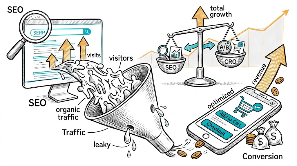 CRO vs SEO: How They Work Together