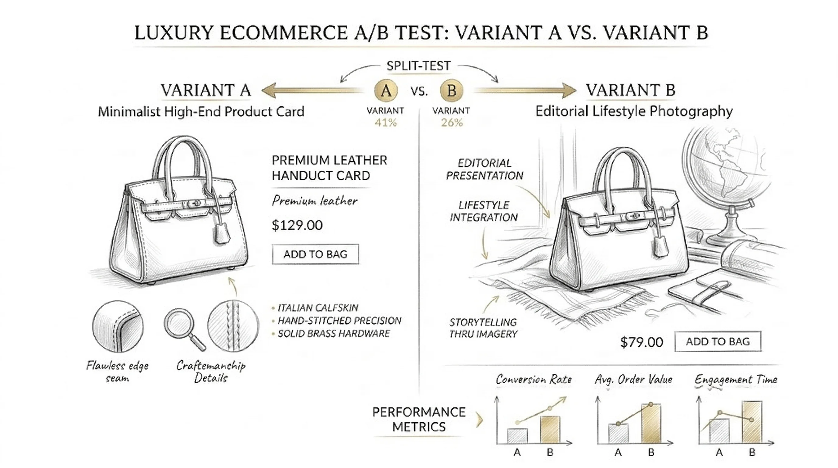 Highest impact areas product checkout homepage