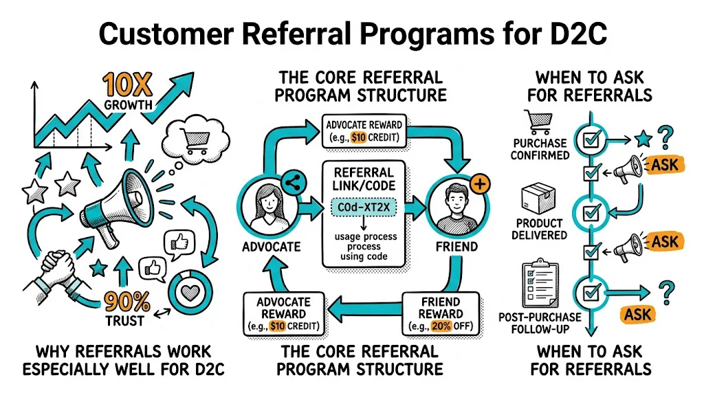 Customer Referral Programs for D2C