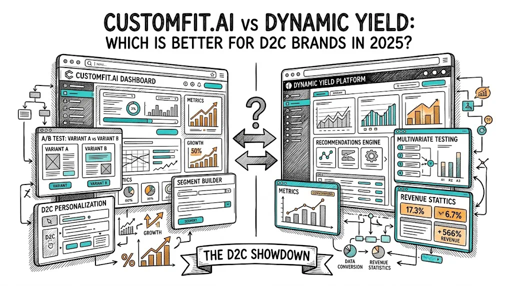 CustomFit.ai vs Dynamic Yield: Which Is Better for D2C Brands in 2025?