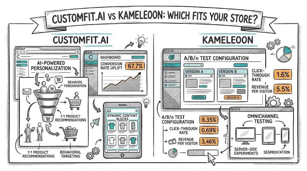CustomFit.ai vs Kameleoon: Which Fits Your Store?