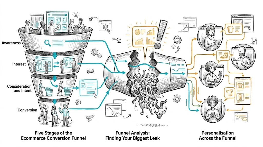 Ecommerce Conversion Funnel: Optimize Every Stage