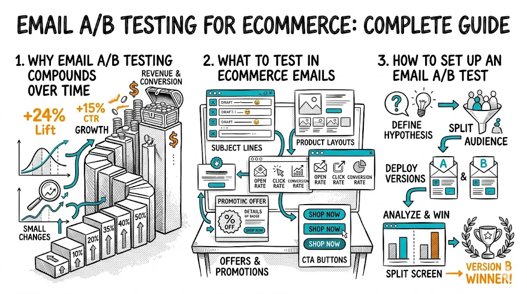 Email A/B Testing for Ecommerce: Complete Guide
