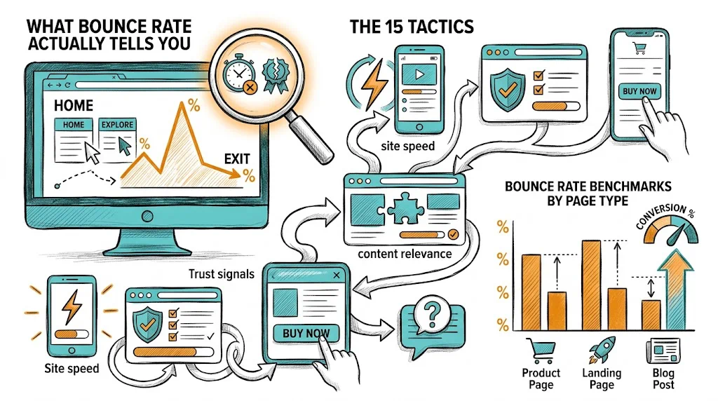 How to Reduce Bounce Rate: 15 Proven Tactics