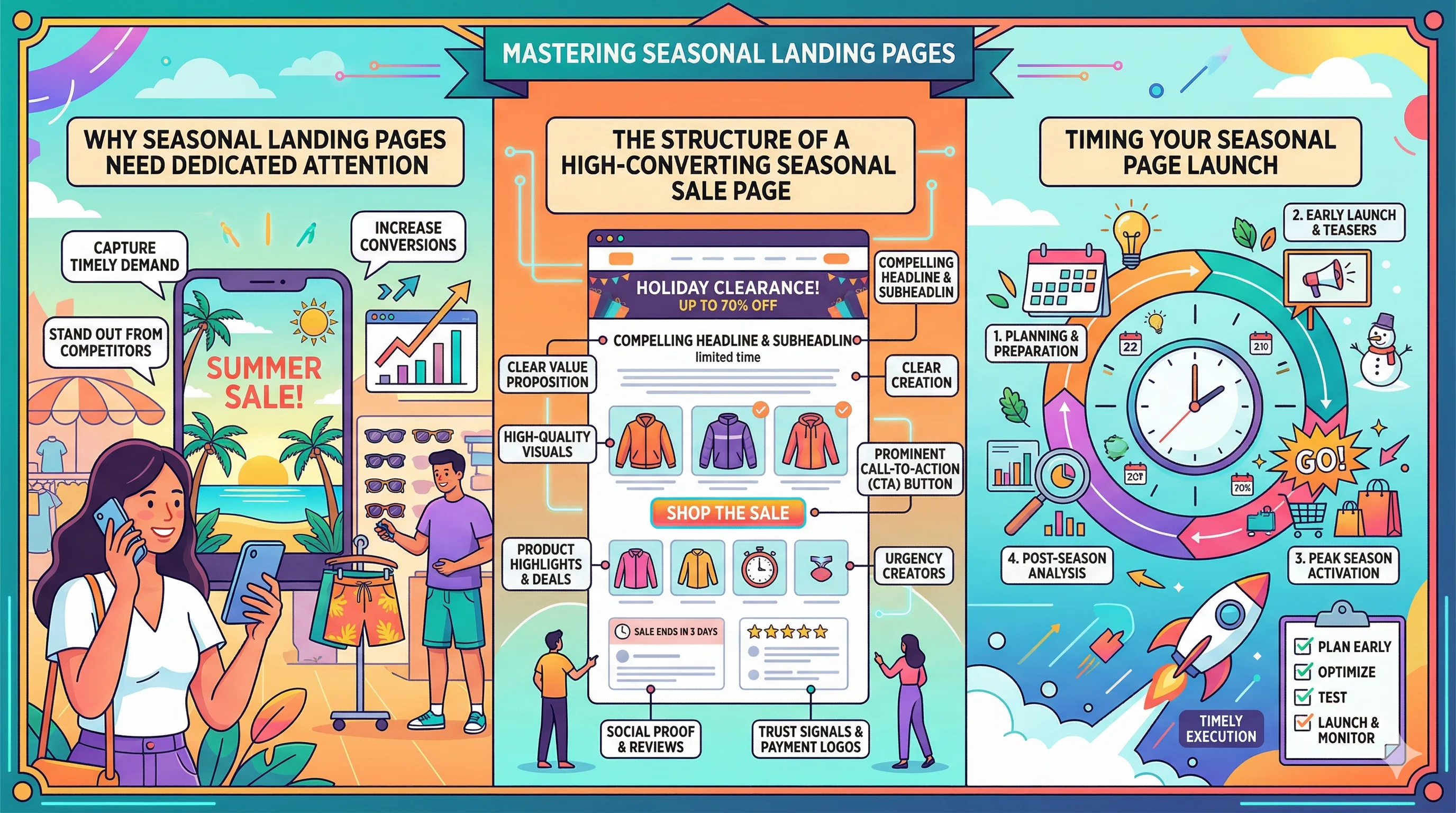 Landing Page for Seasonal Sales