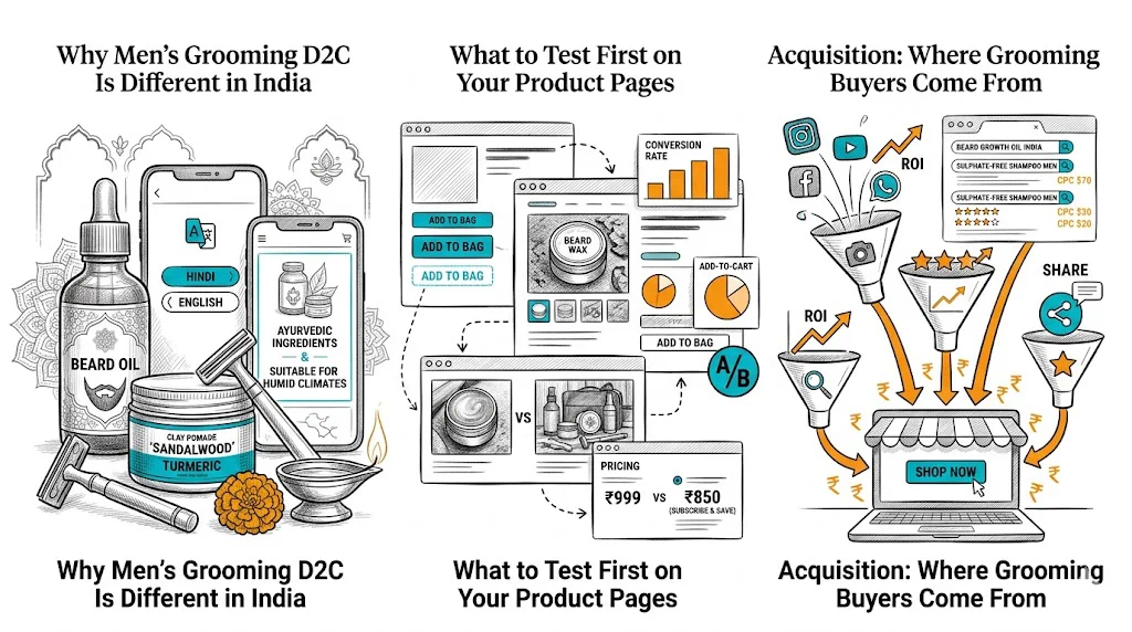 Men's Grooming D2C in India: Optimization Guide