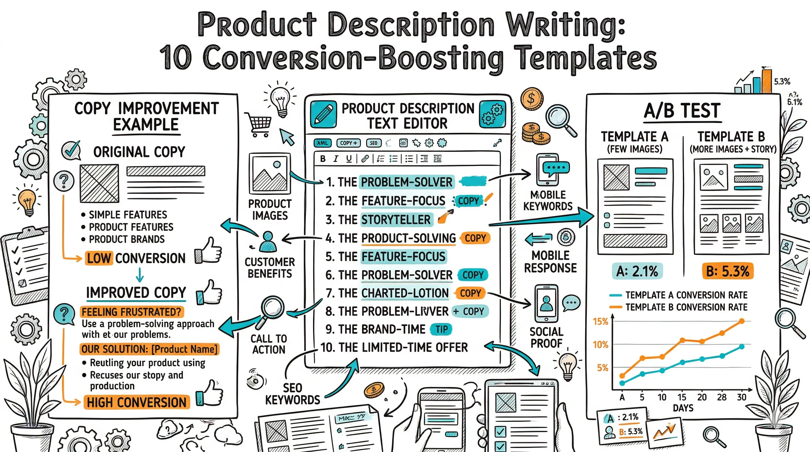 Product Description Writing: 10 Conversion-Boosting Templates