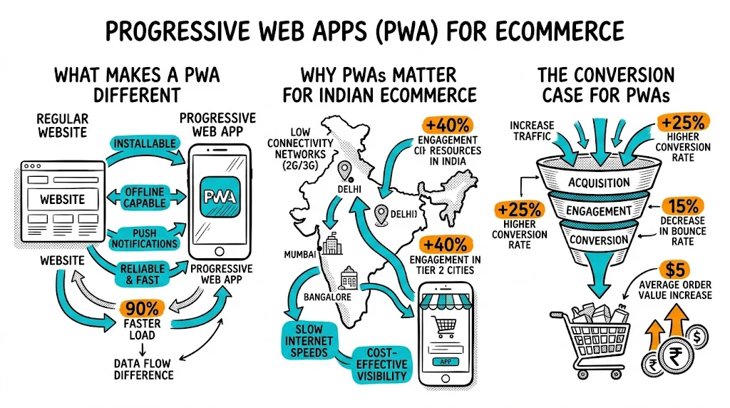 Progressive Web Apps (PWA) for Ecommerce