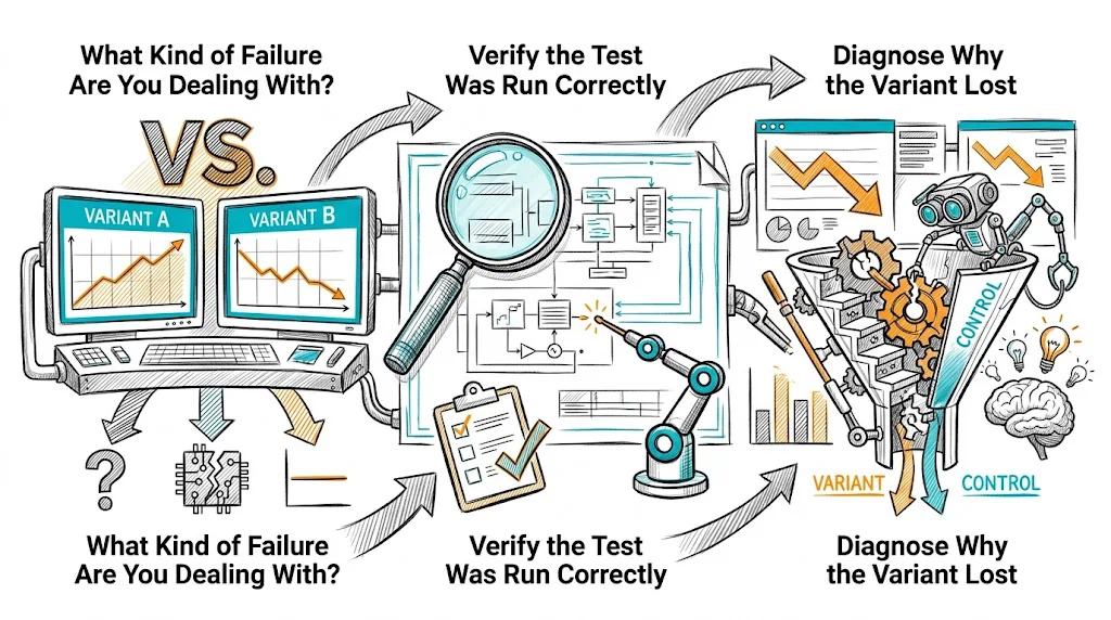How to Recover from a Failed A/B Test