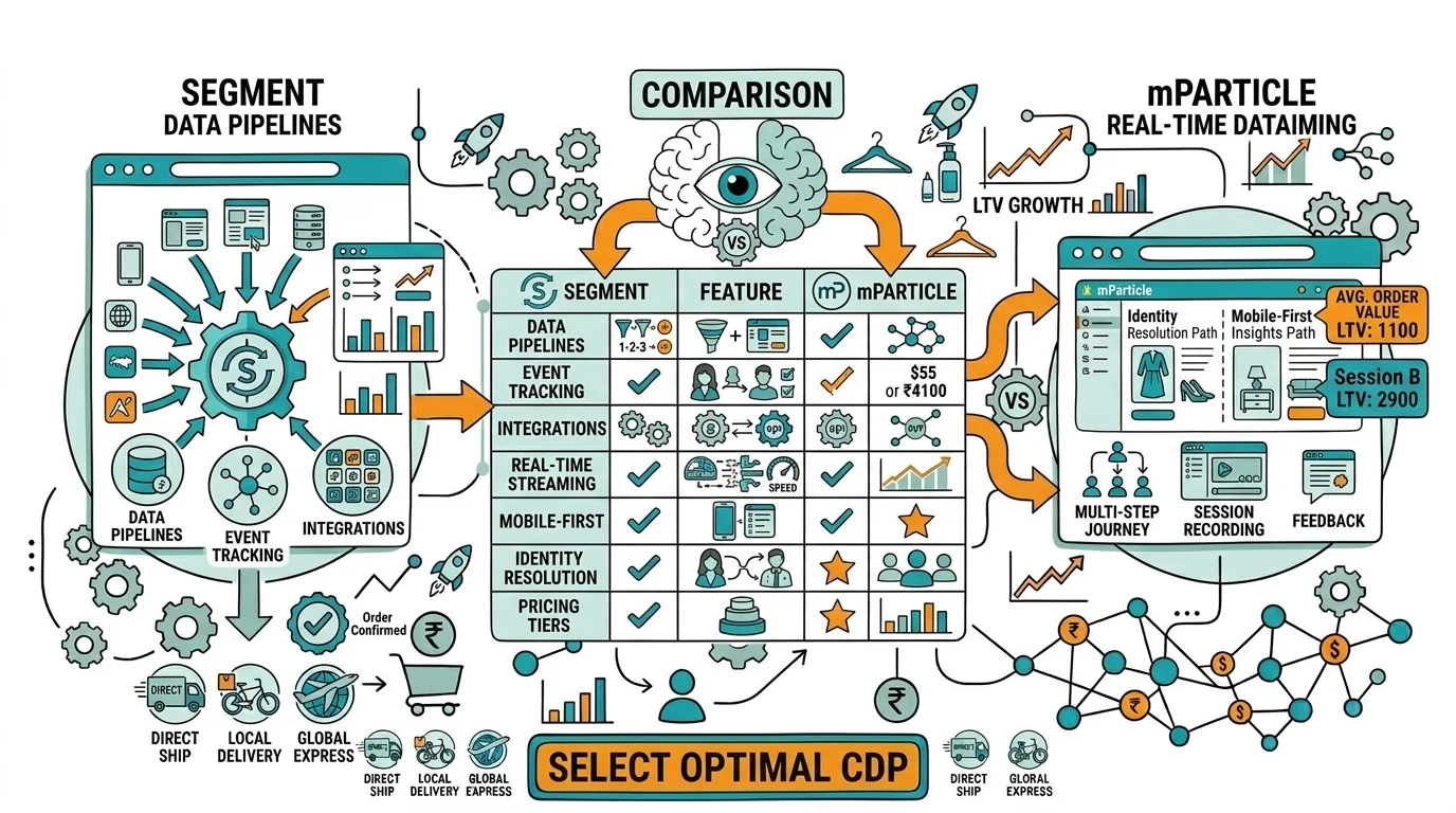 Segment vs mParticle for Customer Data