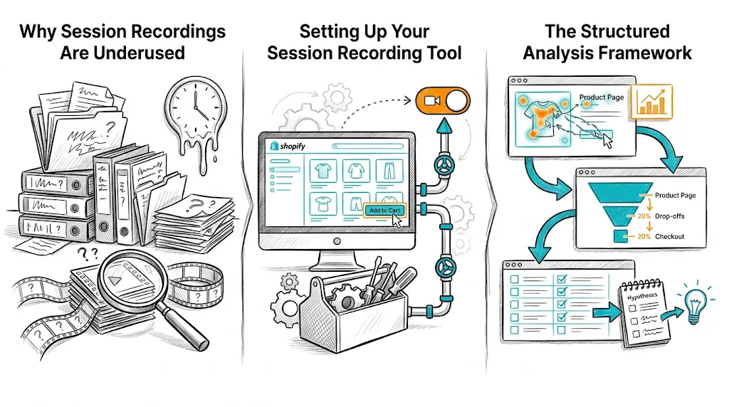 Session Recording Analysis for Conversion Insights