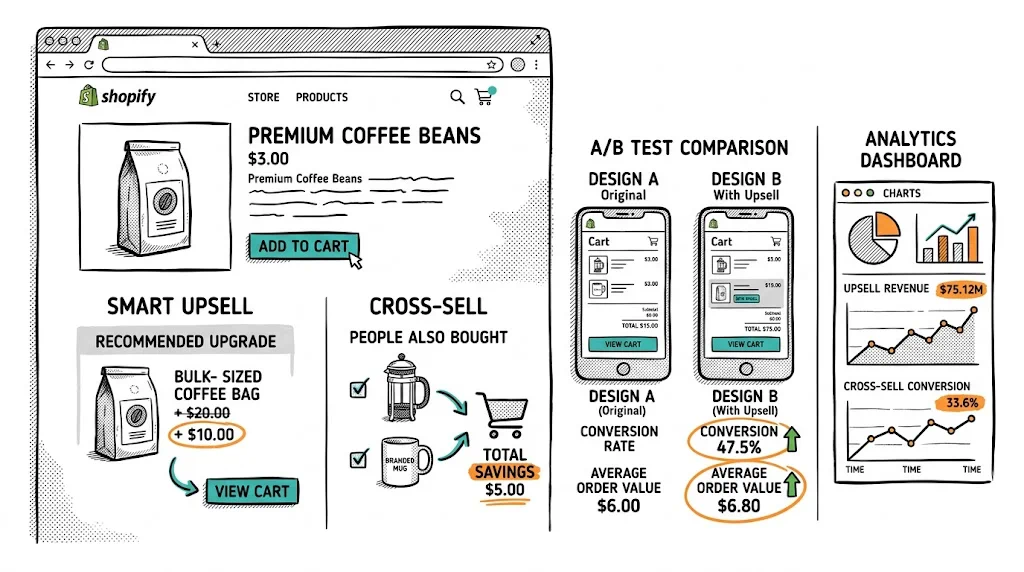 Shopify Upsell & Cross-Sell Strategies