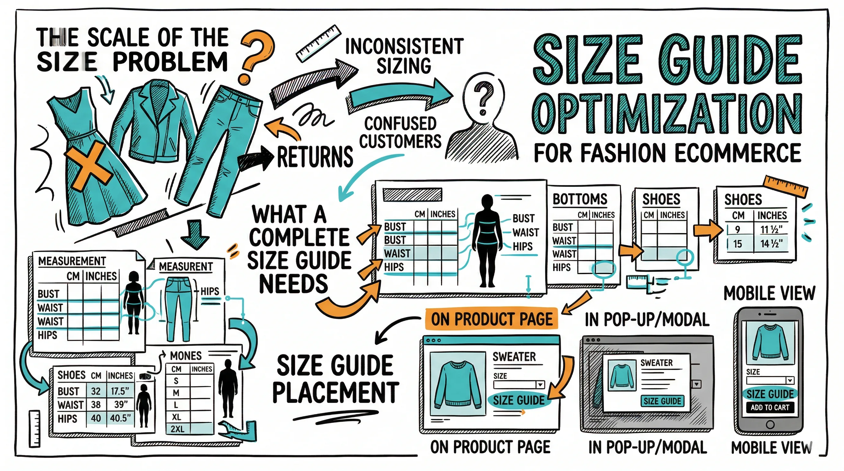 Size Guide Optimization for Fashion Ecommerce