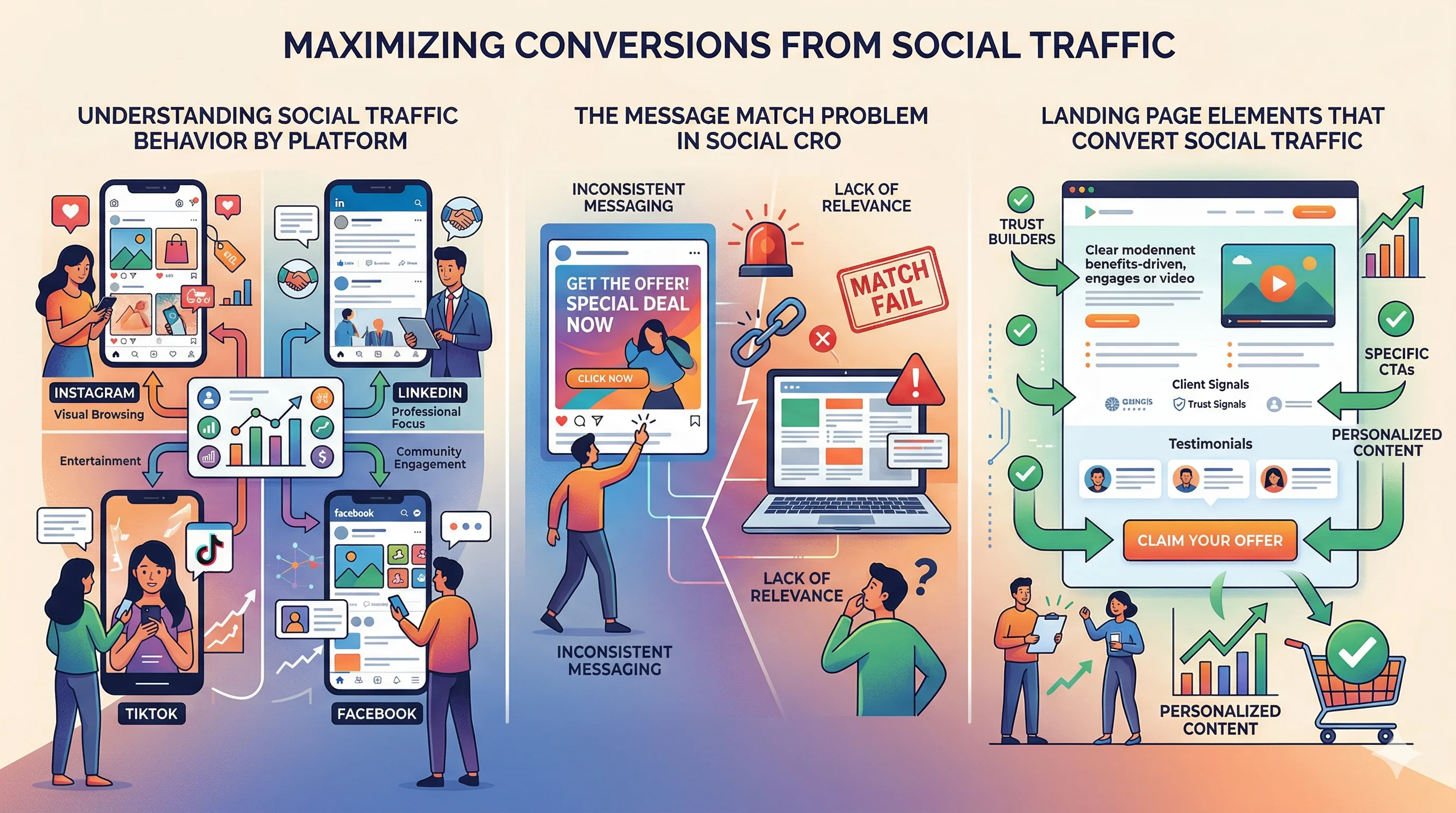 Social Media Traffic Conversion Optimization