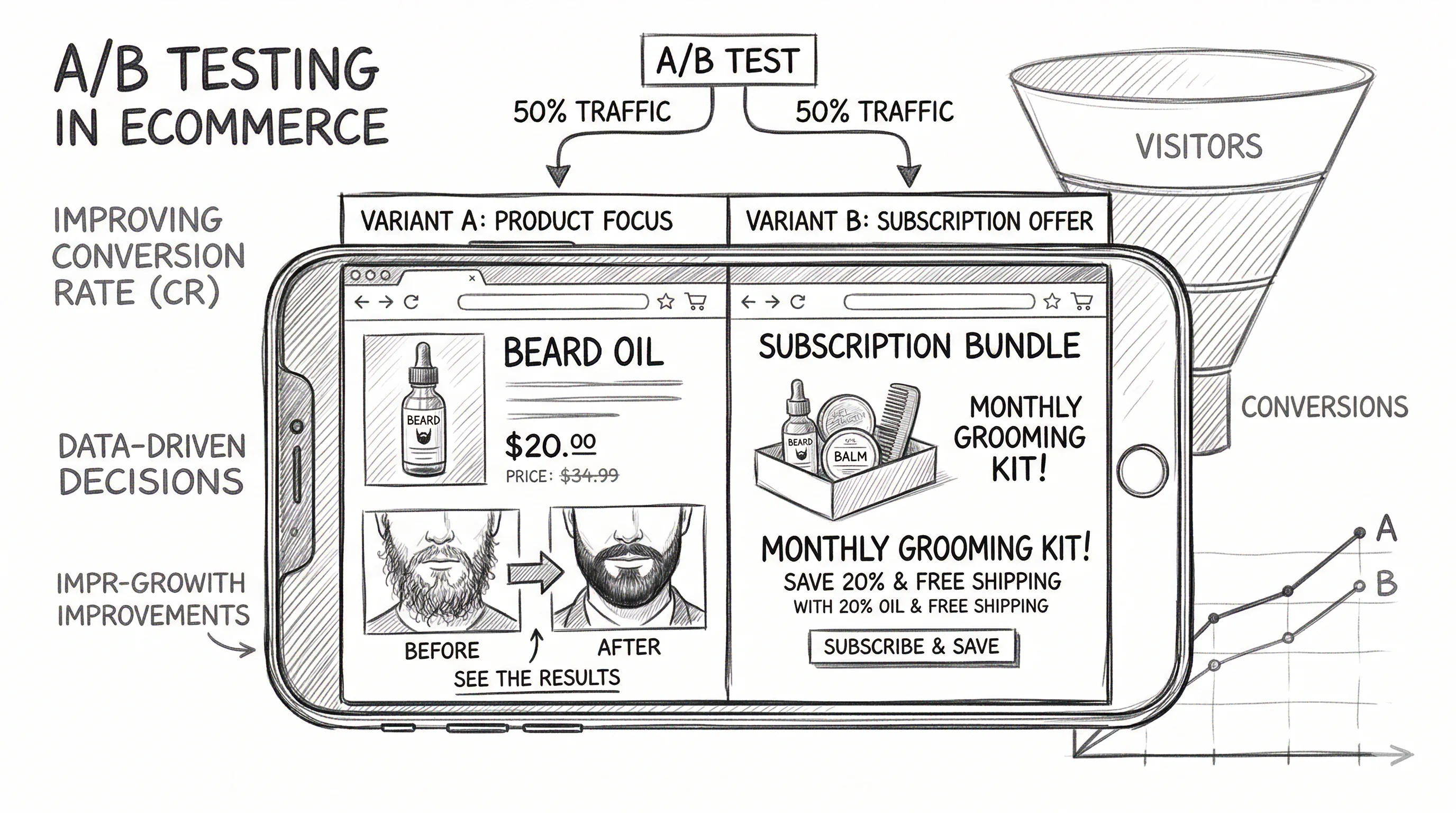 Ab testing comparison