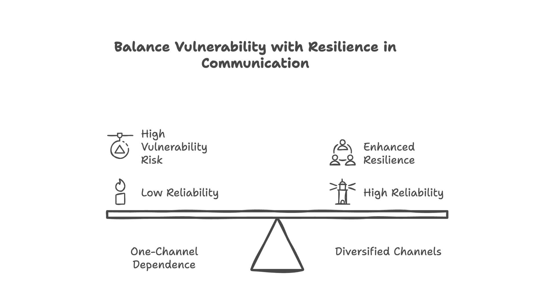 balance vulnerability with resilence in communication